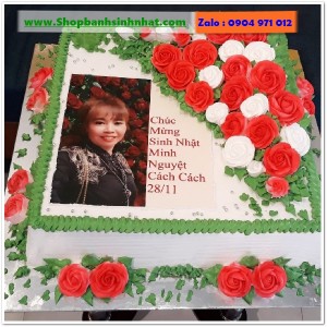 Bánh Sinh Nhật In Hình Ảnh - H610